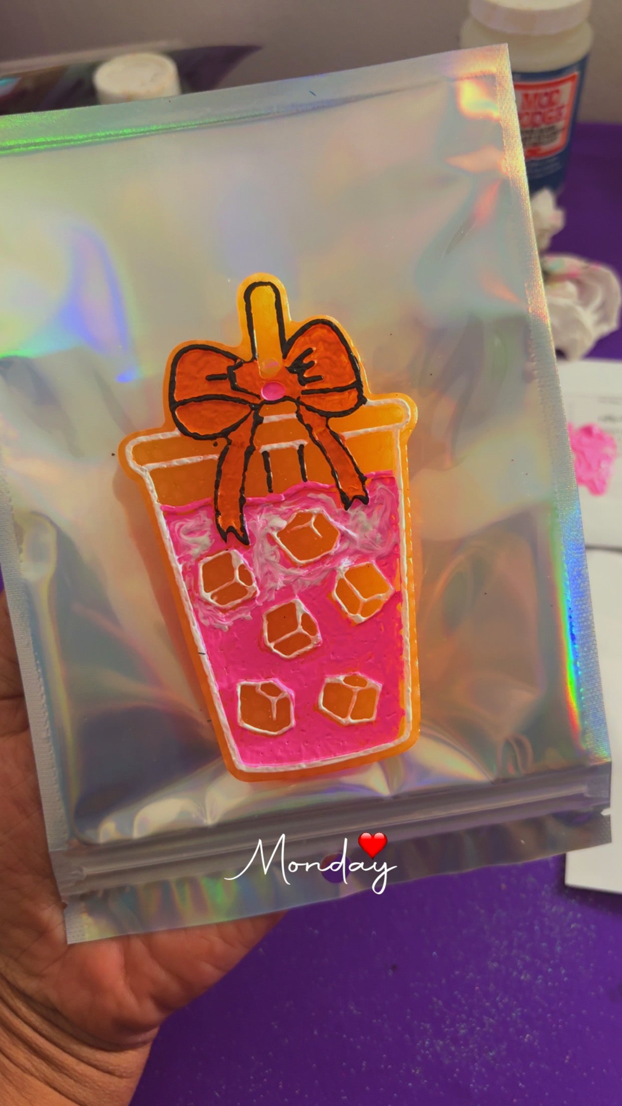 Ice Coffee Freshie (orange)
